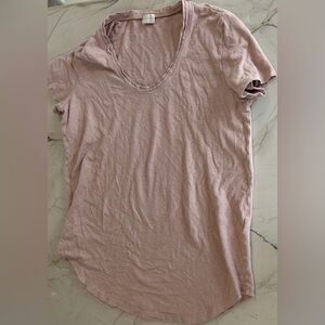 Poetry Hemp Scoop Neck Shirt Women’s Size 8 Pink Blush